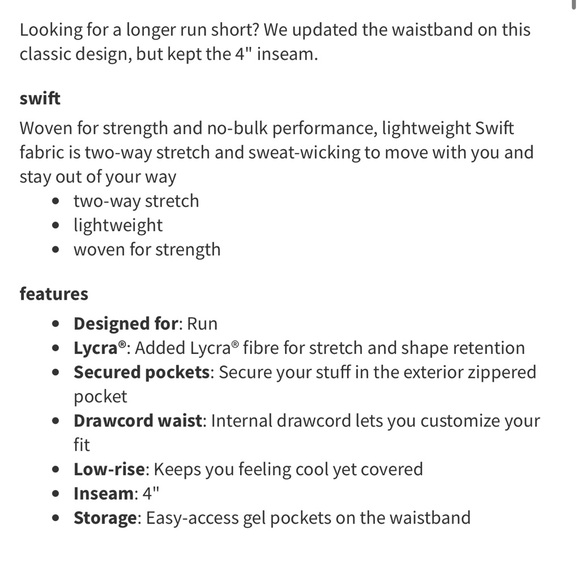 SOLD💕Lululemon Run Times Short II *4” EUC - Picture 9 of 9